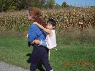 Norristown farm park - Betsy carry Cecelia